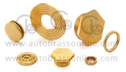Brass Stop Plug, Brass Ring, Brass Roller 
